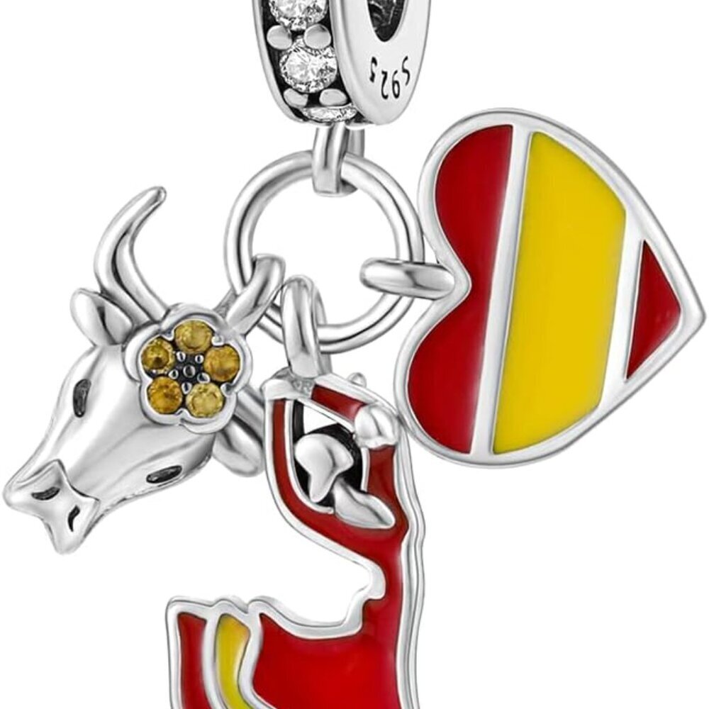 Sterling Silver Butterfly Charm for Bracelets & Necklaces Women Jewelry